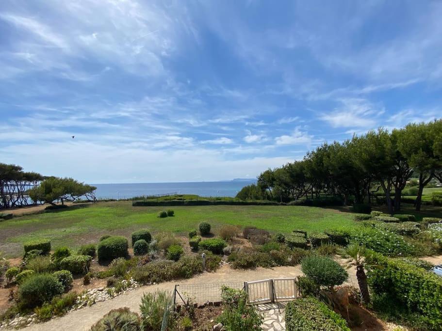 Sea-View - Wifi - Parking Apartment Six-Fours-les-Plages Luaran gambar